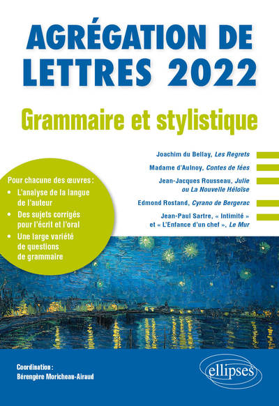 Picture of Grammaire et stylistique - Agrégation de lettres 2022