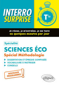 Image de Spécialité Sciences économiques et sociales. Spécial Méthodologie. Terminale - Nouveaux programmes