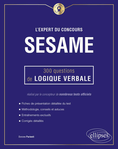 Picture of L'Expert du concours SESAME - 300 questions de logique verbale