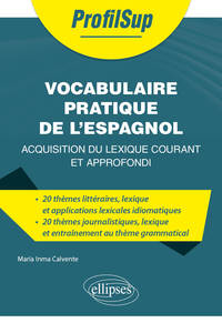 Image de Vocabulaire pratique de l'espagnol