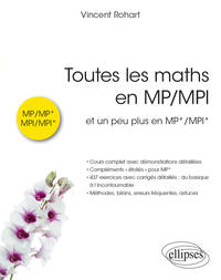 Picture of Toutes les maths en MP/MPI