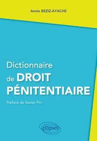 Image de Dictionnaire de Droit pénitentiaire