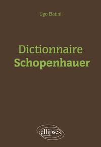 Picture of Dictionnaire Schopenhauer