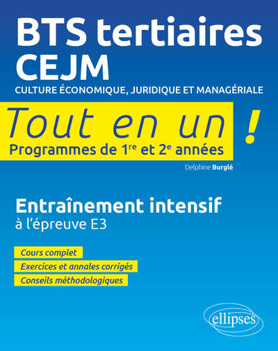Picture of BTS tertiaires - CEJM - Culture économique, juridique et managériale
