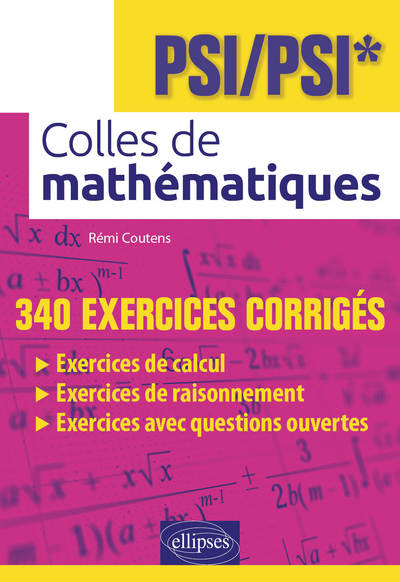 Picture of Colles de mathématiques - PSI/PSI*