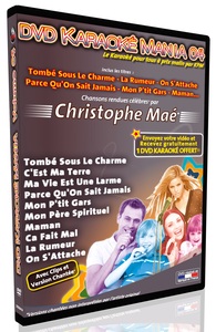 Picture of DVD KARAOKE MANIA 04 : SPECIAL CHRISTOPHE MAHE