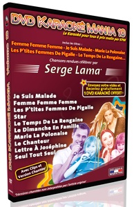 Picture of DVD KARAOKE MANIA 10 : SERGE LAMA