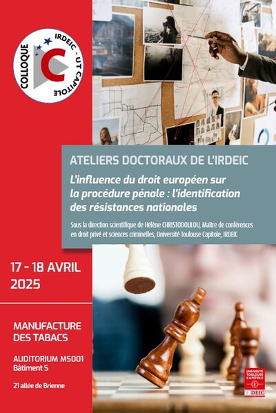 Image de L'influence du droit européen sur la procédure pénale : l'identification des résistances nationales