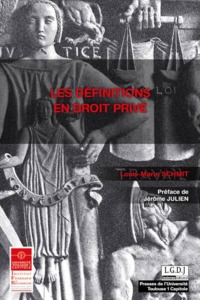 Image de LES DÉFINITIONS EN DROIT PRIVÉ