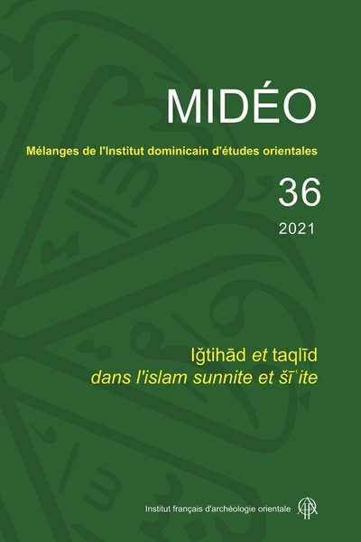 Image de Mélanges de l'institut dominicain d'études orientales – midéo 36