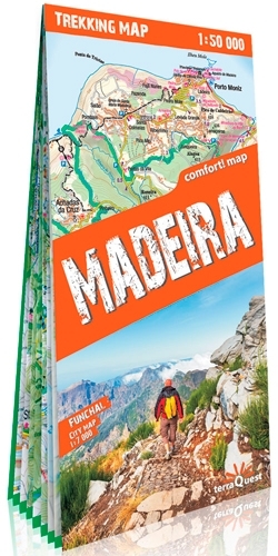Image de Madère 1/50.000 (Gb) (Trekking Map, Carte Laminée)