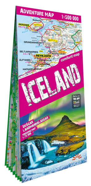 Picture of Islande 1/500.000 (carte grand format laminée d'aventure tQ)
