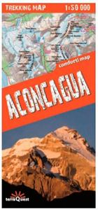 Image de Aconcagua 1/50.000 (carte grand format laminée, trekking tQ)