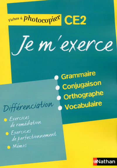 Image de JE M'EXERCE CE2 - FICHES DE DIFFERENCIATION