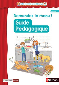 Picture of Lire et Jouer avec Mip et Lo - niveau 1 - Cycle 2 - Guide pédagogique - Demandez le menu !