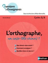 Picture of L'orthographe, un casse-tête chinois ?