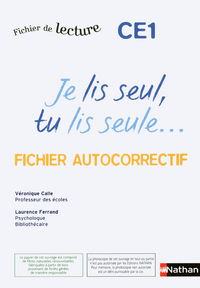Image de Je lis seul, tu lis seule - Autocorrectif - CE1