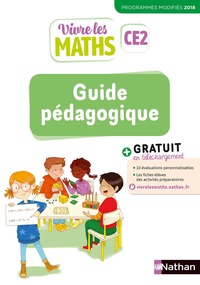 Picture of Vivre les Maths Guide pédagogique CE2 2019 - Programmes modifiées 2018