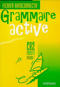 Image de GRAMMAIRE ACTIVE CE2 FICHIER AUTOCORRECTIF