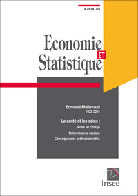 Image de Economie et Statistique N°475-476