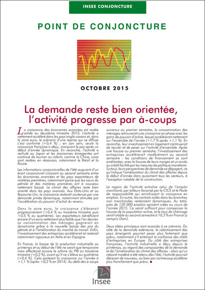 Image de Point de conjoncture - octobre 2015
