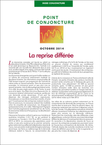 Image de Point de conjoncture (Octobre 2014)