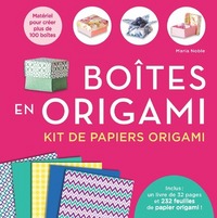 Image de Boîtes en origami Kit de papiers origami