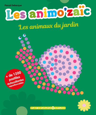 Image de Les animo'zaïc - Les animaux du jardin + de 1200 pastilles autocollantes repositionnables
