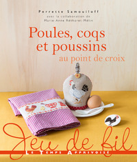 Picture of Poules, coqs et poussins au point de croix