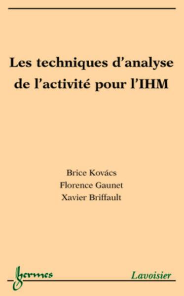 Image de Les techniques d'analyse de l'activité pour l'IHM