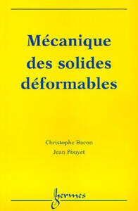 Picture of Mécanique des solides déformables