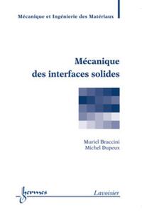 Picture of Mécanique des interfaces solides