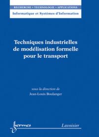 Picture of Techniques industrielles de modélisation formelle pour le transport