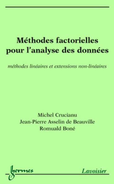 Picture of Méthodes factorielles pour l'analyse des données : méthodes linéaires et extensions non-linéaires