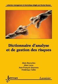 Image de Dictionnaire d'analyse et de gestion des risques