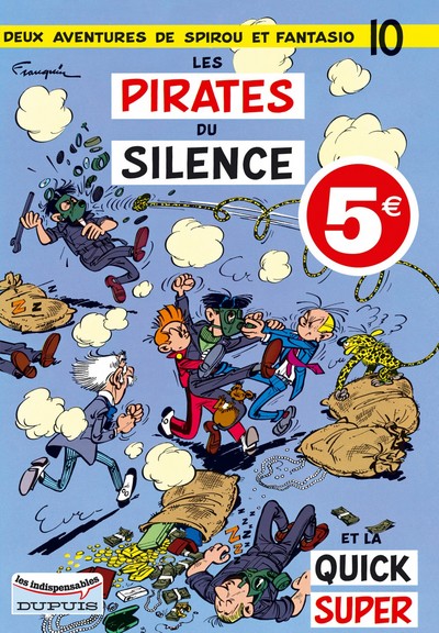 Image de Spirou et Fantasio - Tome 10 - Les Pirates du silence (Les Indispensables)