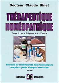 Image de Thérapeutique homéopathique T.2