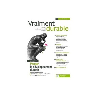 Picture of Vraiment durable N1. Penser le développement durable