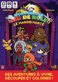Image de Le Manoir hanté, mon premier jeu de rôle, une aventure à colorier