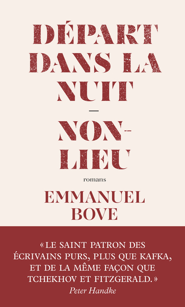 Picture of Départ dans la nuit - suivi de Non-lieu