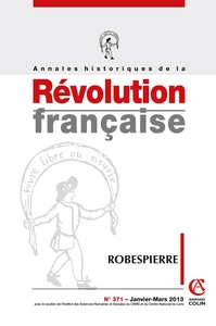 Picture of Annales historiques de la Révolution française n° 371 (1/2013) Robespierre