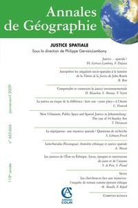 Image de Annales de Géographie n° 665-666 (1-2/2009) Justice spatiale