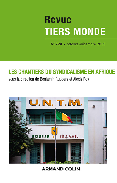 Picture of Revue Tiers Monde n° 224 (4/2015) Les chantiers du syndicalisme en Afrique