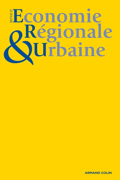 Picture of Revue d'économie régionale & urbaine (5/2013)