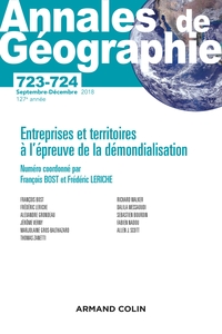 Picture of Annales de géographie - N°723/724 5-6/2018 Entreprises et territoires à l'épreuve de la démondialisa