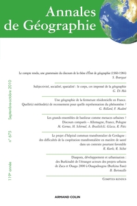 Picture of Annales de Géographie n° 675 (5/2010)