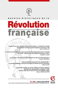 Picture of Annales historiques de la Révolution française Nº396 2/2019 Varia