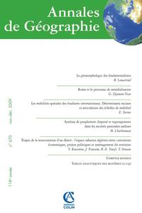 Image de Annales de Géographie n° 670 (6-2009)