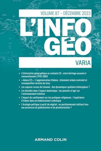 Picture of L'information géographique - n°4/2023