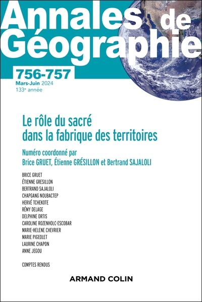 Image de Annales de géographie - N°756-757 2-3/2024